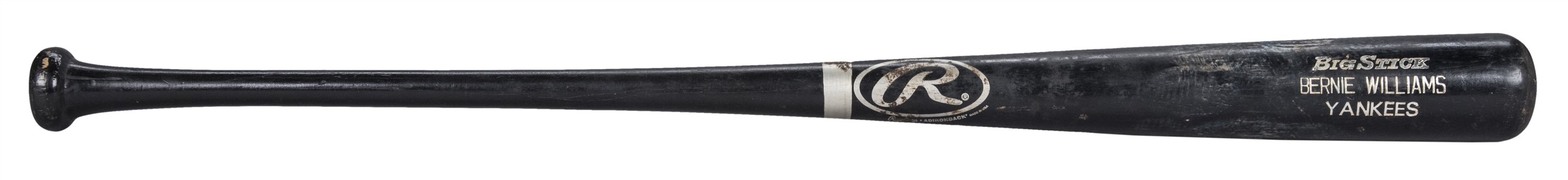2002 Bernie Williams Yankees Game Used Rawlings MDW20 Model Bat (PSA/DNA GU 9)